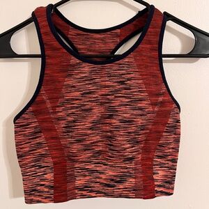LNDR Space Dye Orange and blue sports bra
